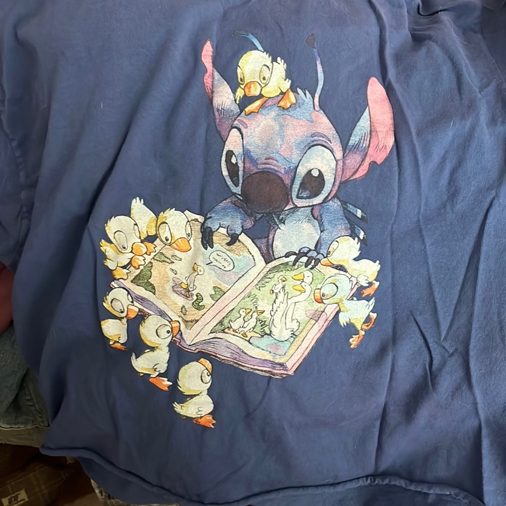 Stitch with duckies long sleeve